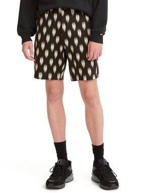 Levi's Men's XX Chino EZ Shorts, Black/Cream Pattern, Sz M (32”), NWT